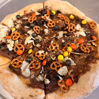 Everything But the Kitchen Sink Pizza