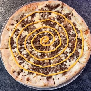 Philly Cheesesteak Pizza